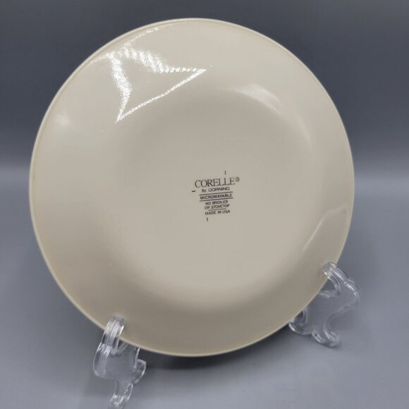 Vintage 90s Corelle by Corning English Breakfast Snack Plates 6.75" Set of 4 - Picture 5 of 7